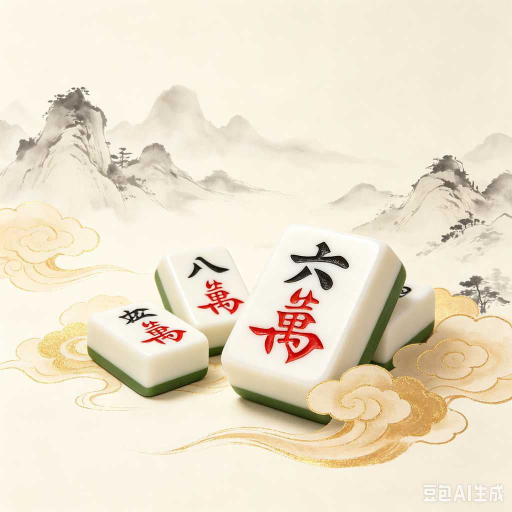oem custom printed mahjong set